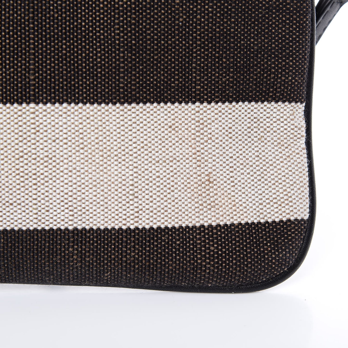 Mega Check Peyton Crossbody Clutch Bag Black