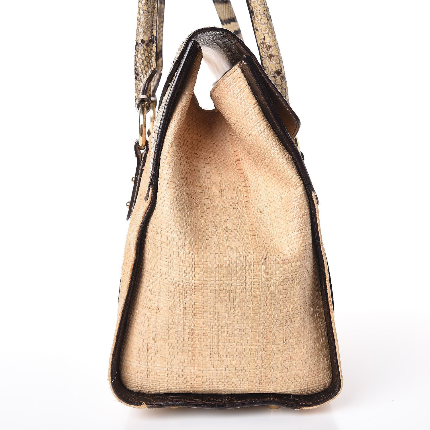 Dolce & Gabbana Raffia Python Tote 14 of 18