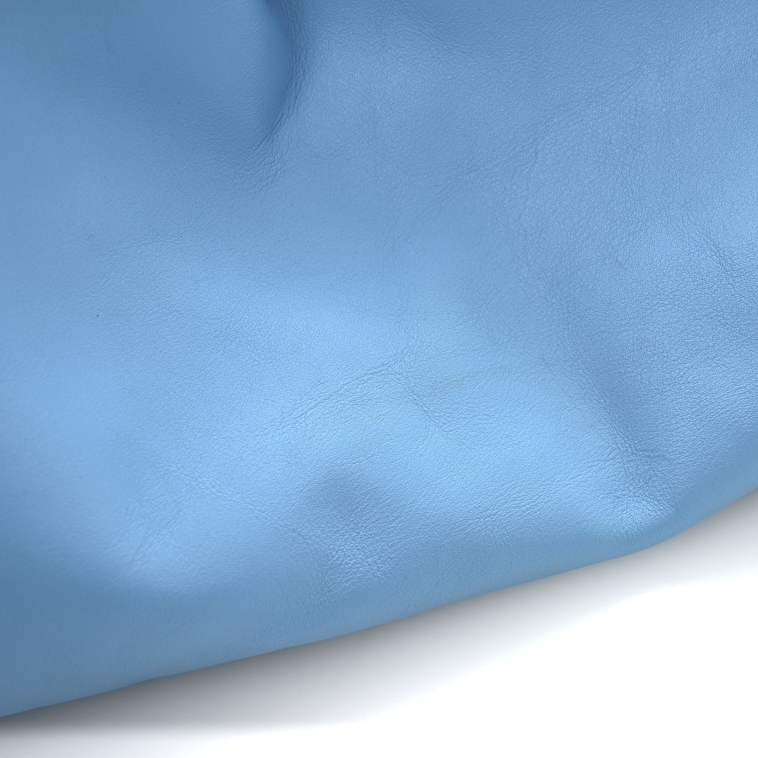 Bottega Veneta Smooth Butter Calf The Pouch Oversized Clutch Sky Blue 13 of 13