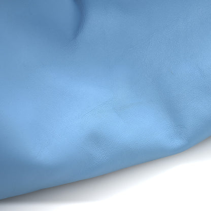 Bottega Veneta Smooth Butter Calf The Pouch Oversized Clutch Sky Blue 13 of 13