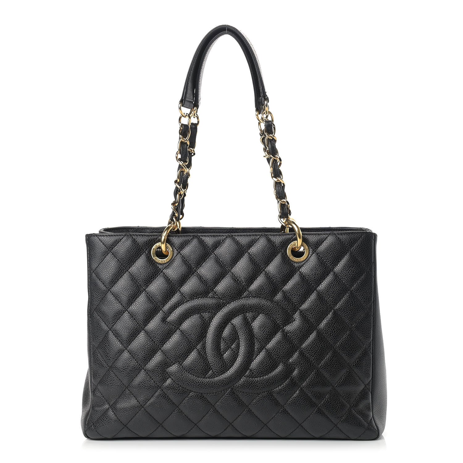 Chanel Caviar Quilted Grand Shopping Tote GST Black 1 of 16