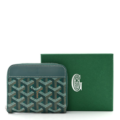 Goyard Goyardine Matignon PM Wallet Green 8 of 8