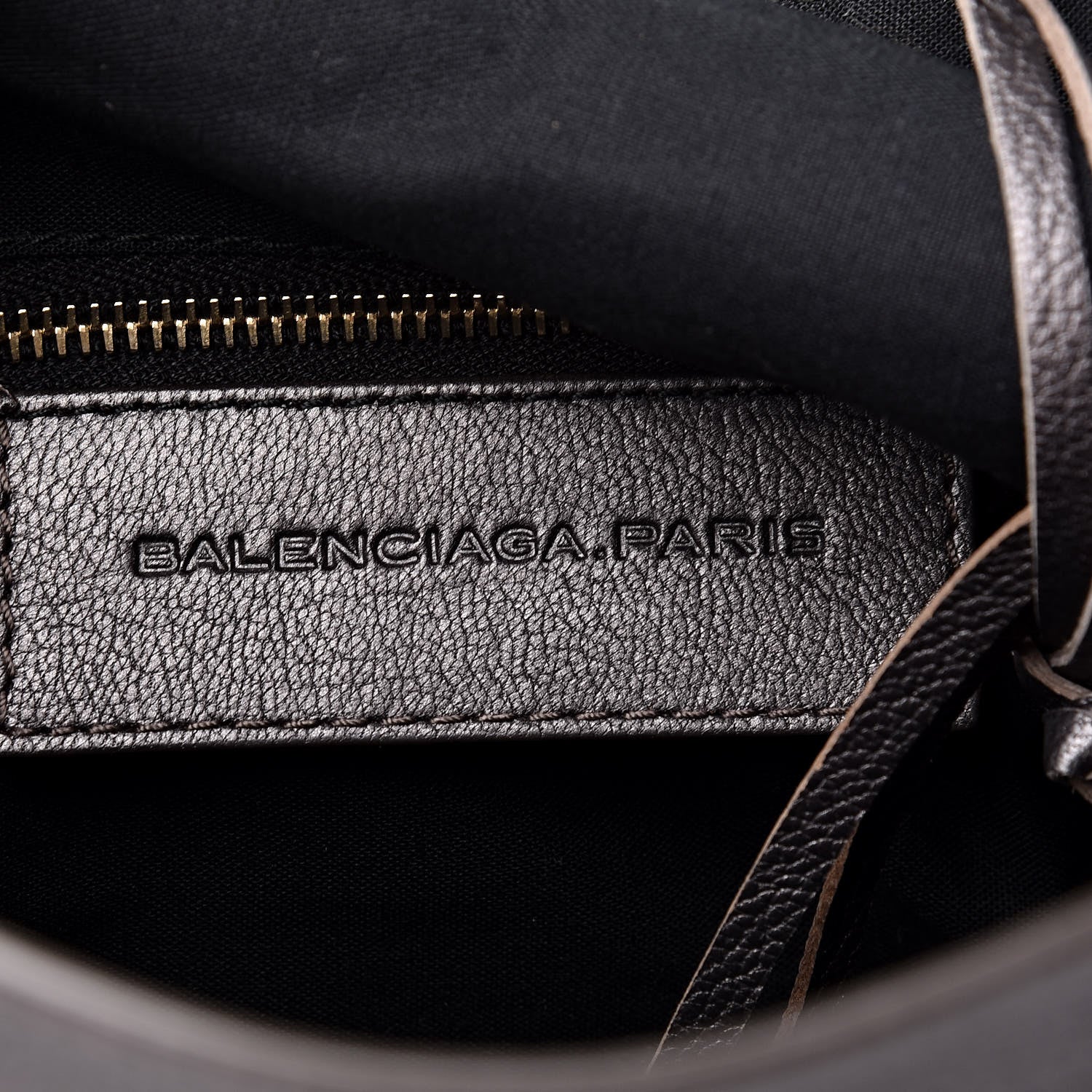 Balenciaga Chevre Classic Gold Hardware Premier Clutch Bronze 8 of 9