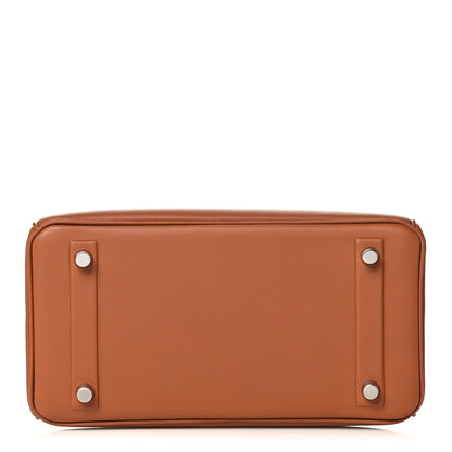 Hermes Swift Birkin Shadow 25 Gold 6 of 29