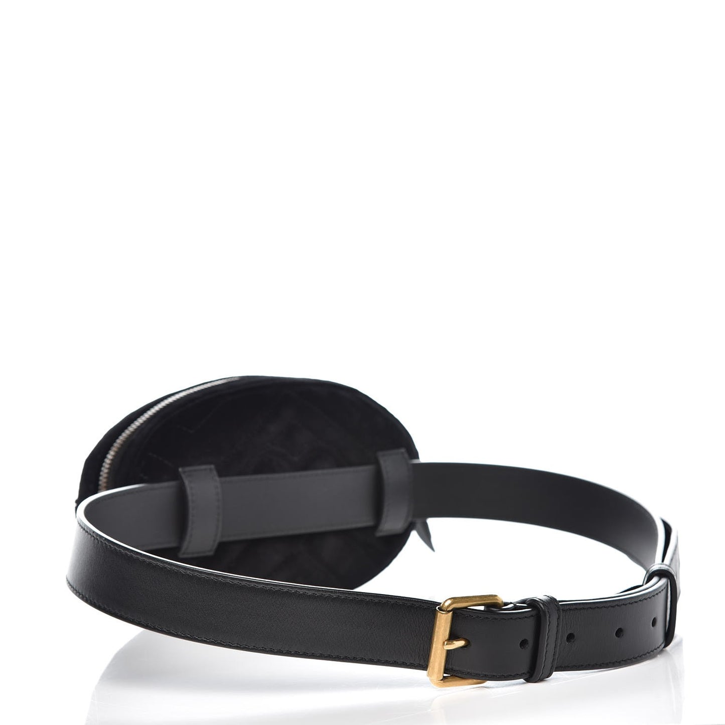 Velvet Matelasse GG Marmont Belt Bag 95 38 Black