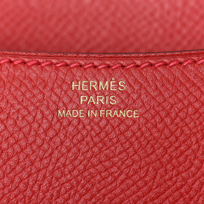 Hermes Epsom Constance 18 Rouge Casaque 5 of 20