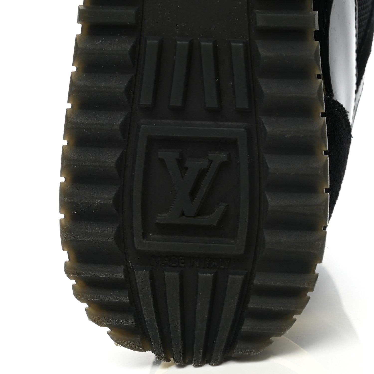 Louis Vuitton Suede Monogram Run Away Sneakers 41 Black 6 of 8