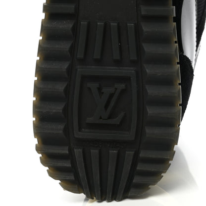 Louis Vuitton Suede Monogram Run Away Sneakers 41 Black 6 of 8