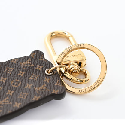 Louis Vuitton Monogram LV Marmott Bag Charm Key Holder Purple 4 of 5