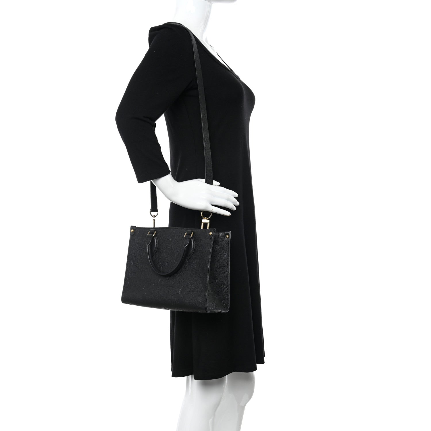 Louis Vuitton Empreinte Monogram Giant Onthego PM Black 2 of 10