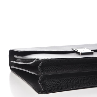 Louis Vuitton Epi Robusto 2 Compartment Briefcase Black 7 of 9