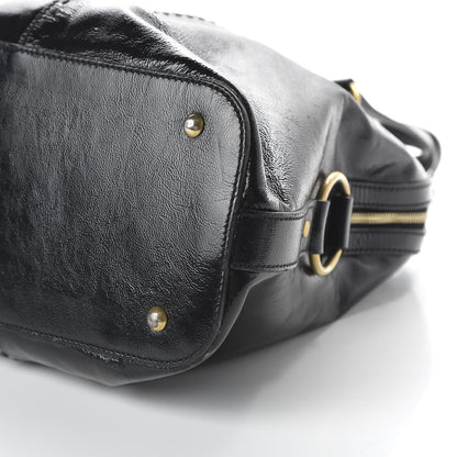 Saint Laurent Patent Oversized Muse Black 7 of 9