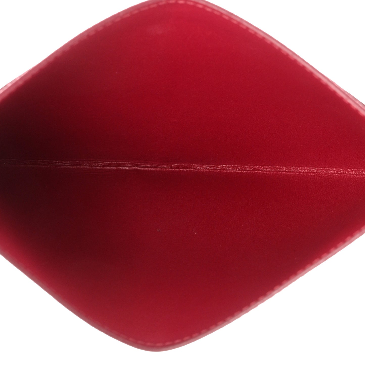 Calfskin Felicie Card Holder Insert Fuchsia