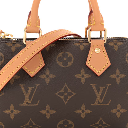 Louis Vuitton Monogram Nano Speedy Bandouliere 8 of 10