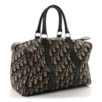 Christian Dior Monogram Boston Navy Blue 3 of 13