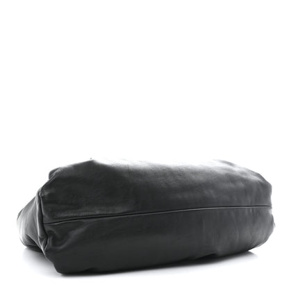 Bottega Veneta Smooth Butter Calfskin Small The Shoulder Pouch Black 4 of 10