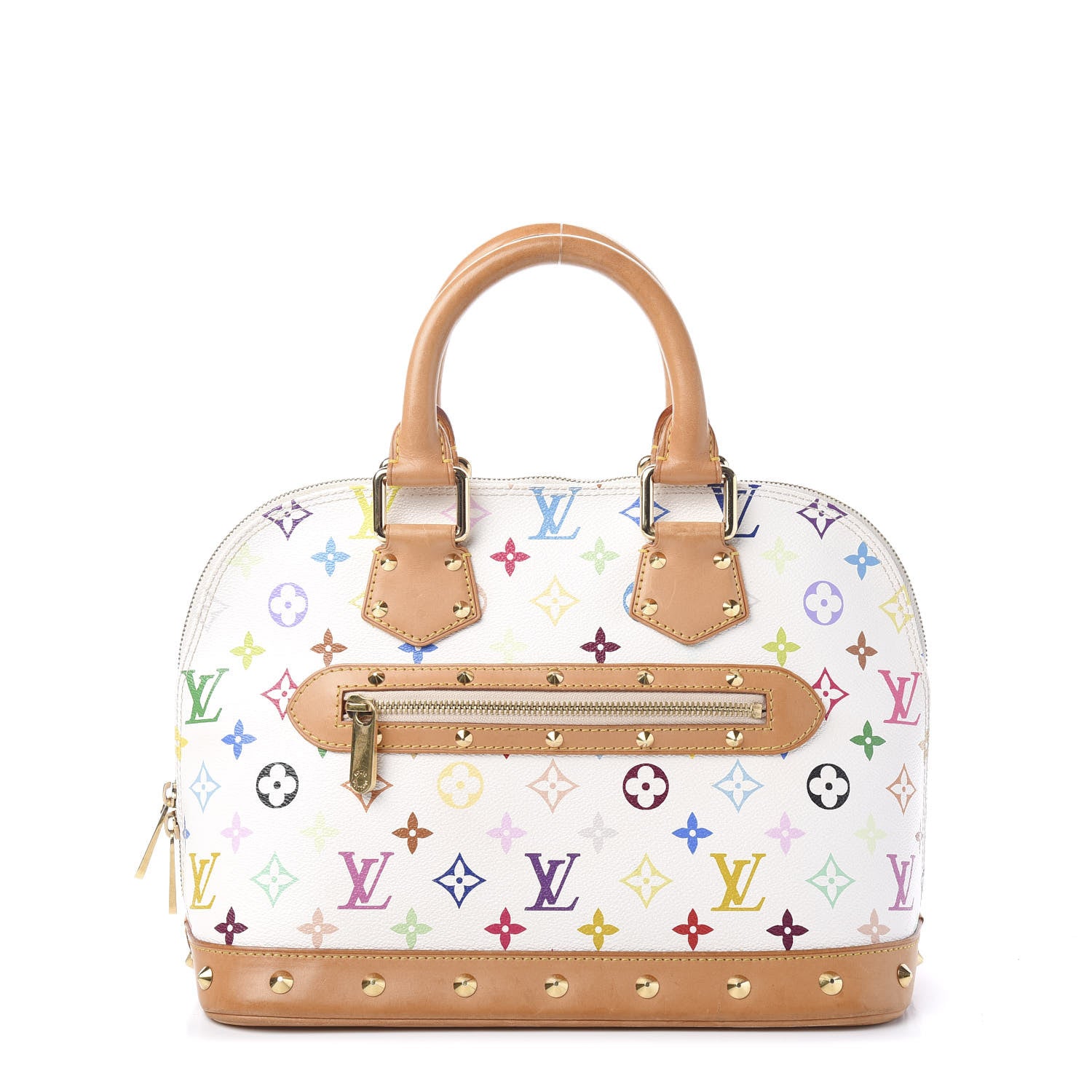 Louis Vuitton Monogram Multicolor Alma White 1 of 9