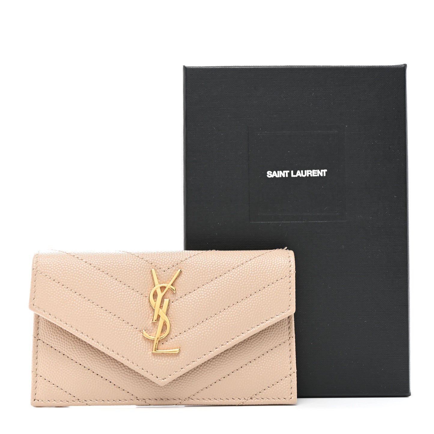 Monogram Grain de Poudre 5 Fragments Zip Pouch Card Holder Dark Beige