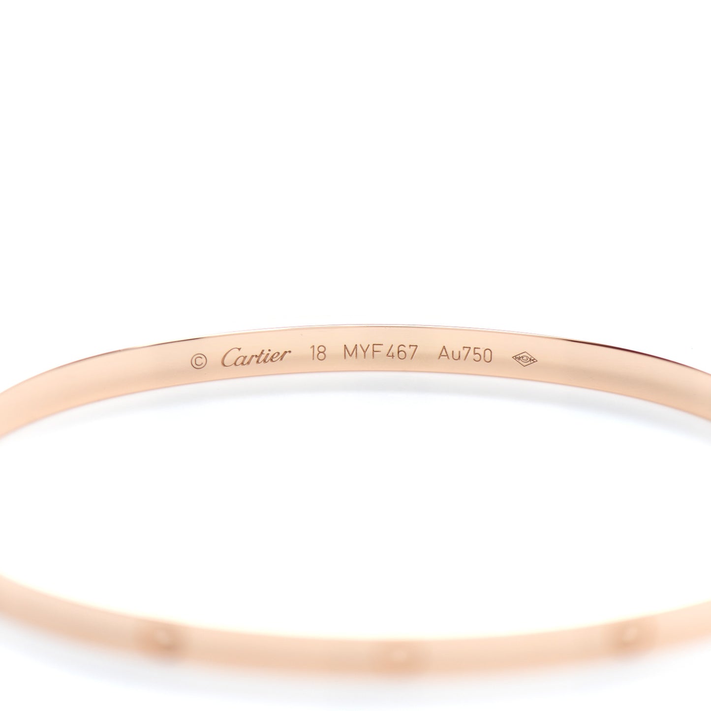 18K Pink Gold Small LOVE Bracelet 18