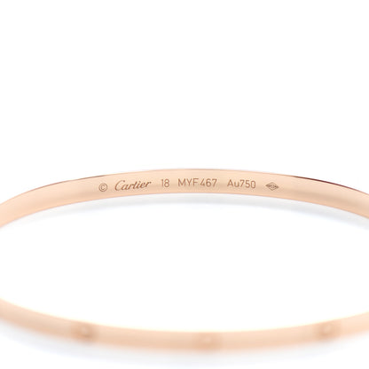 Cartier 18K Pink Gold Small LOVE Bracelet 18 3 of 4