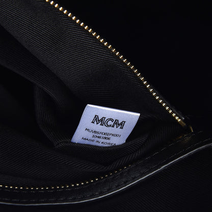 MCM Visetos Medium Traveler Weekender Bag Pink 8 of 8