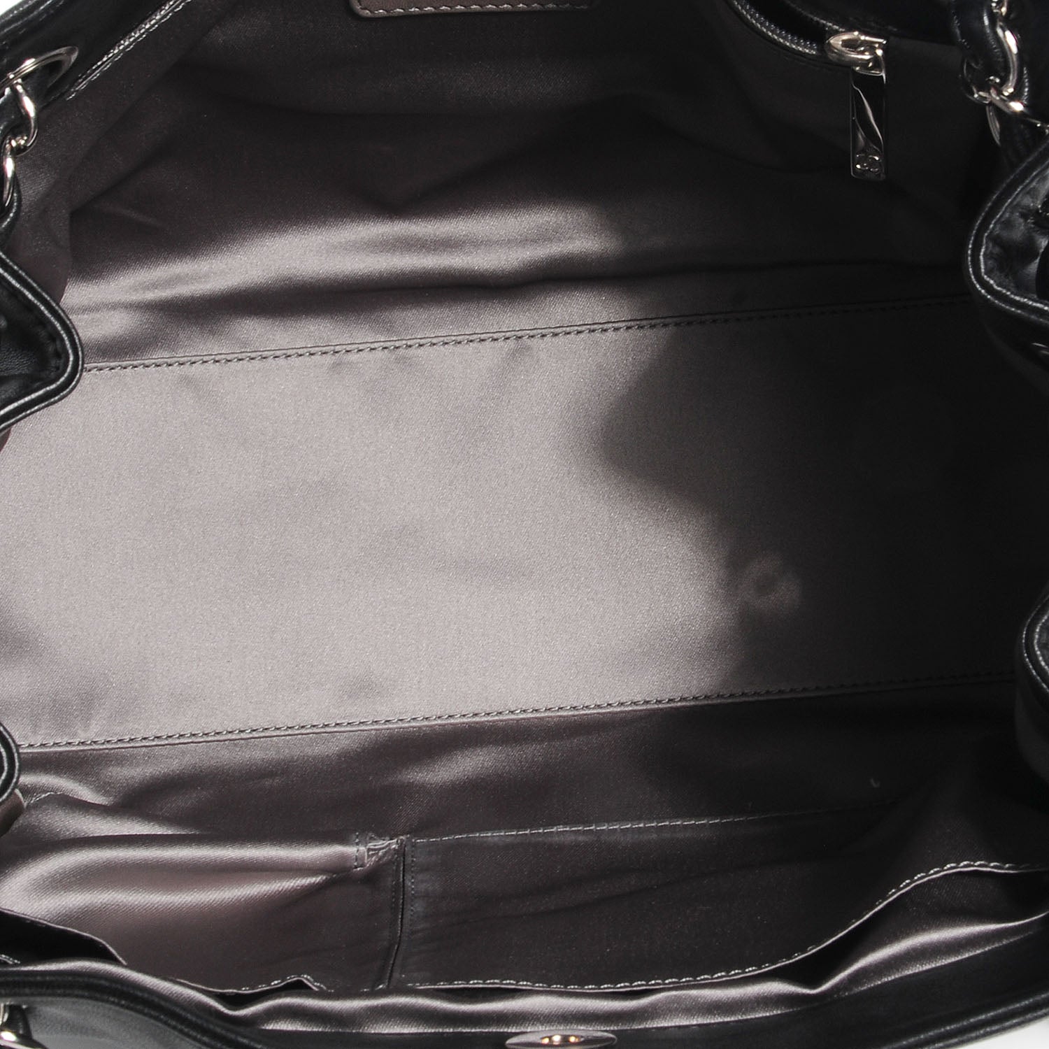 Chanel Lambskin Pearl Obsession Tote Black 5 of 7