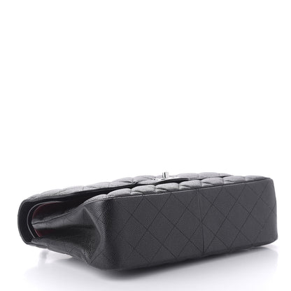 Chanel Caviar Quilted Jumbo Double Flap Black 5 of 11