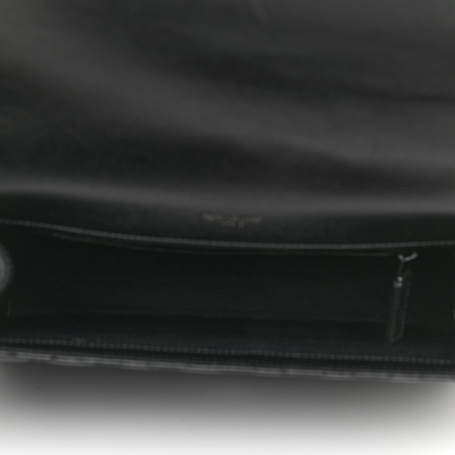 Saint Laurent Grain De Poudre Textured Mixed Matelasse Large Triquilt Monogram Monochrome Satchel Black 5 of 11