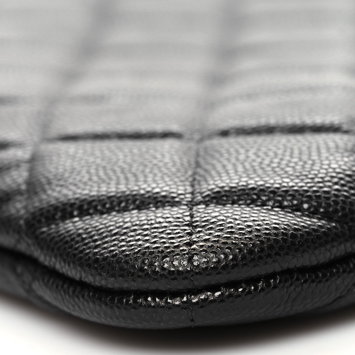Chanel Caviar Quilted Large Cosmetic Case Black 9 of 11