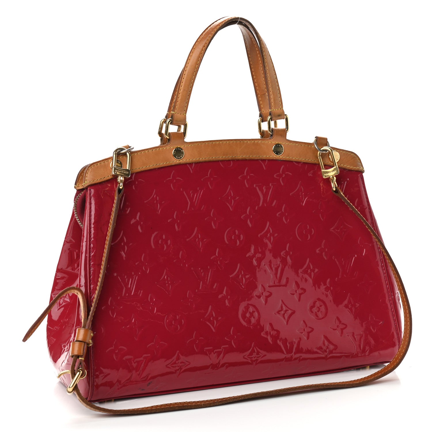 Louis Vuitton Vernis Brea MM Rose Litchi 2 of 15