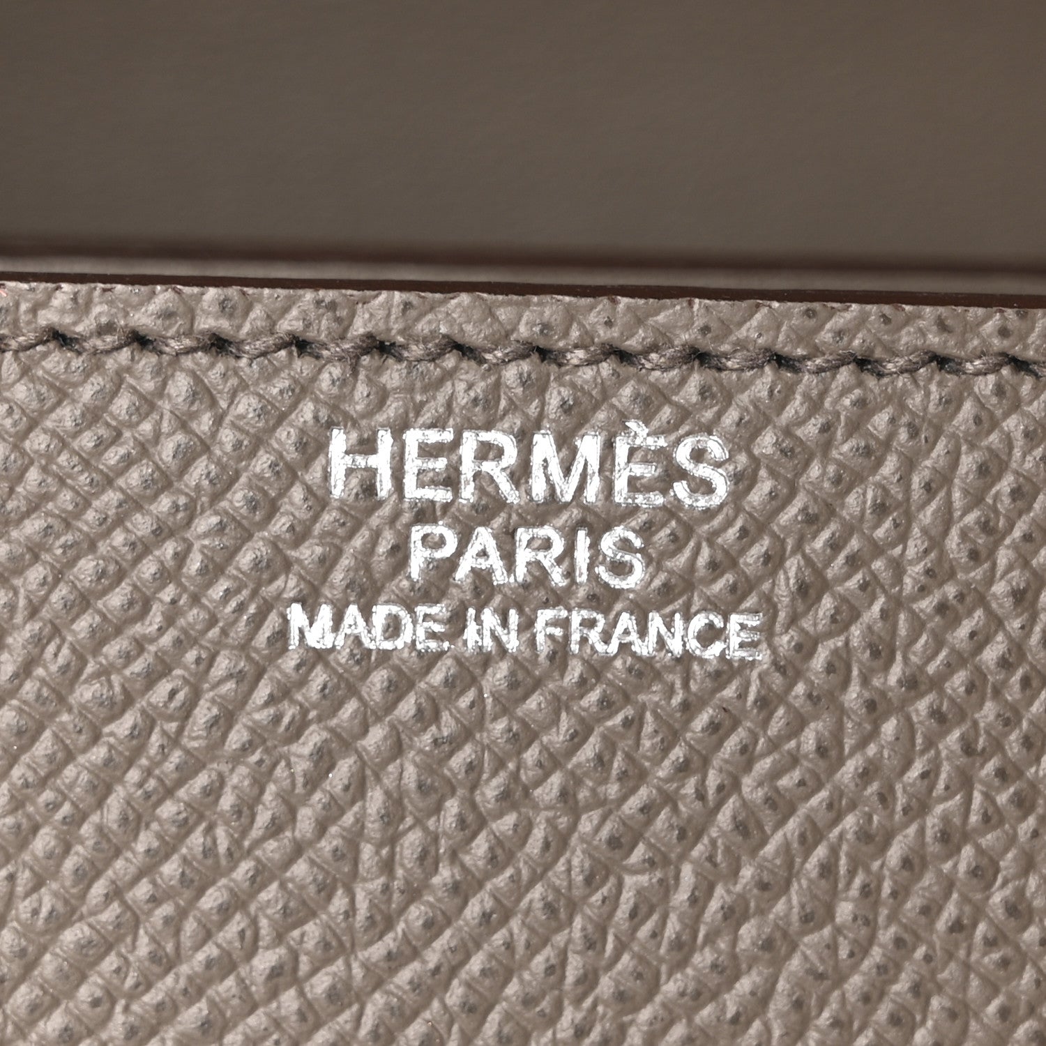 Hermes Epsom Mosaique Au 24-17 Etain 6 of 9