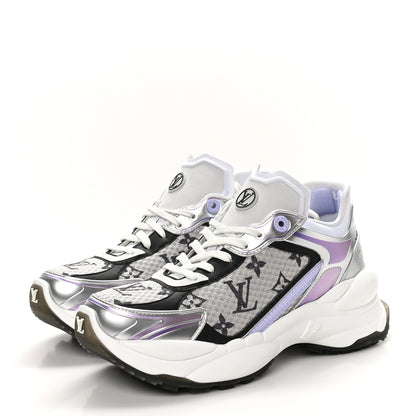 Louis Vuitton Monogram Calfskin Run 55 Sneakers 39.5 Lilac 4 of 10