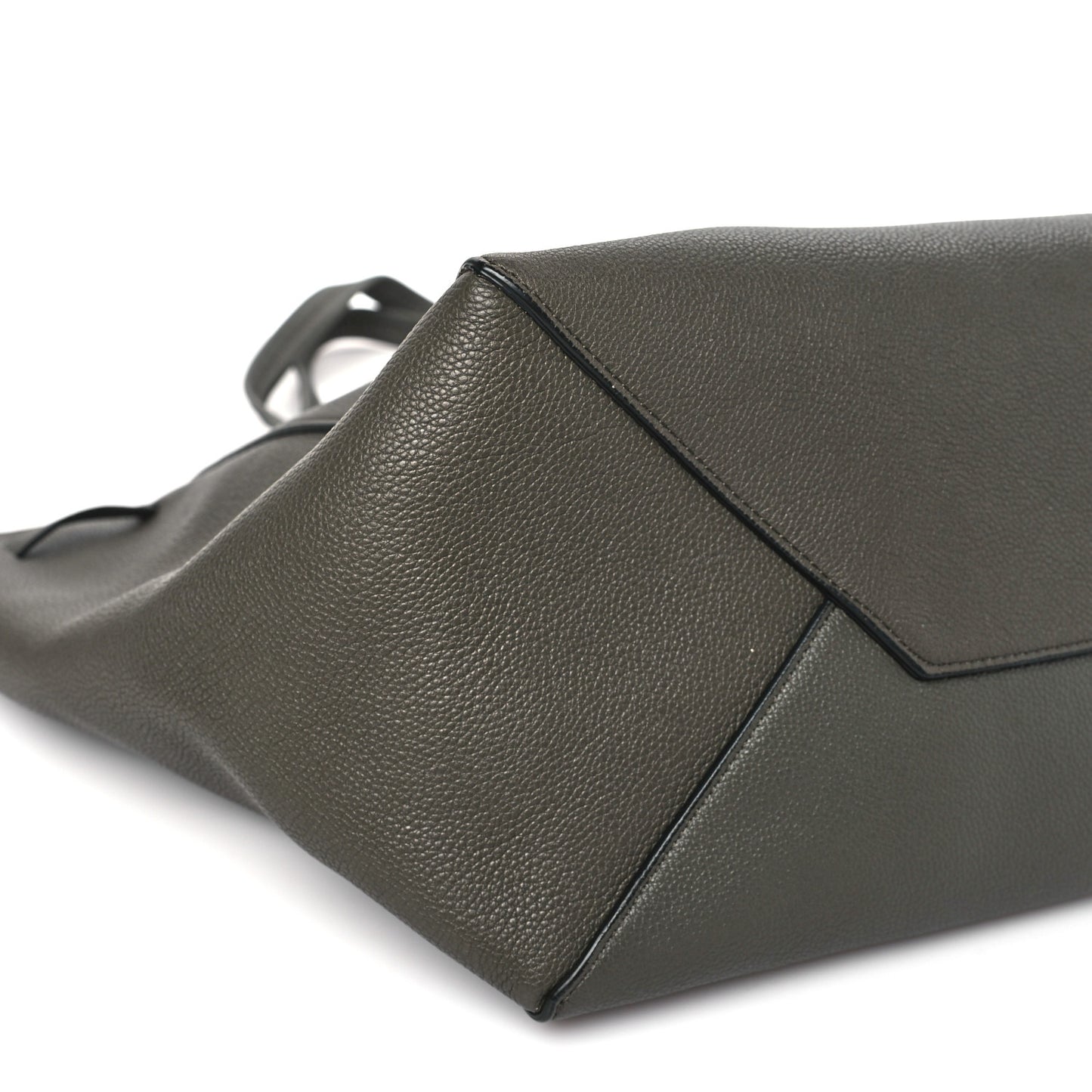 Soft Grained Calfskin Small Belt Cabas Phantom Taupe