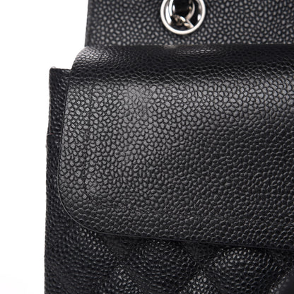 Chanel Caviar Quilted Medium Double Flap Black 7 of 9