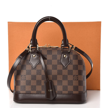 Louis Vuitton Damier Ebene Alma BB 9 of 9