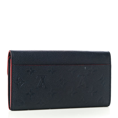Louis Vuitton Empreinte Sarah Wallet NM Marine Rouge 3 of 11