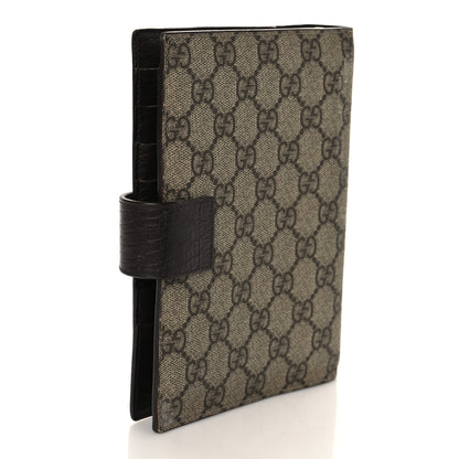 Gucci GG Supreme Monogram Standard Agenda Dark Brown 3 of 6