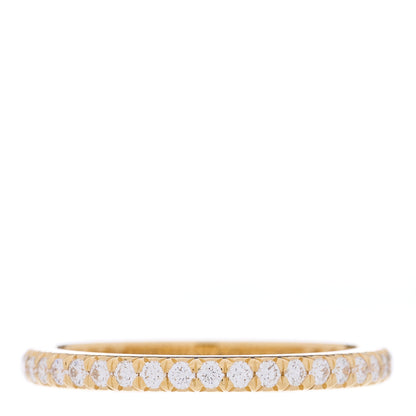 Tiffany 18K Yellow Gold Diamond .31ctw Soleste Full Eternity Band Ring 49 5 1 of 4