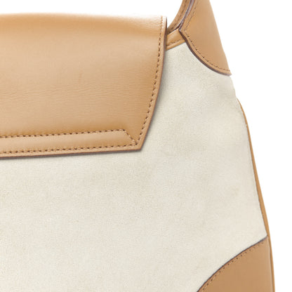 Gucci Suede Calfskin Bamboo Handle Jackie O Hobo Beige 14 of 15