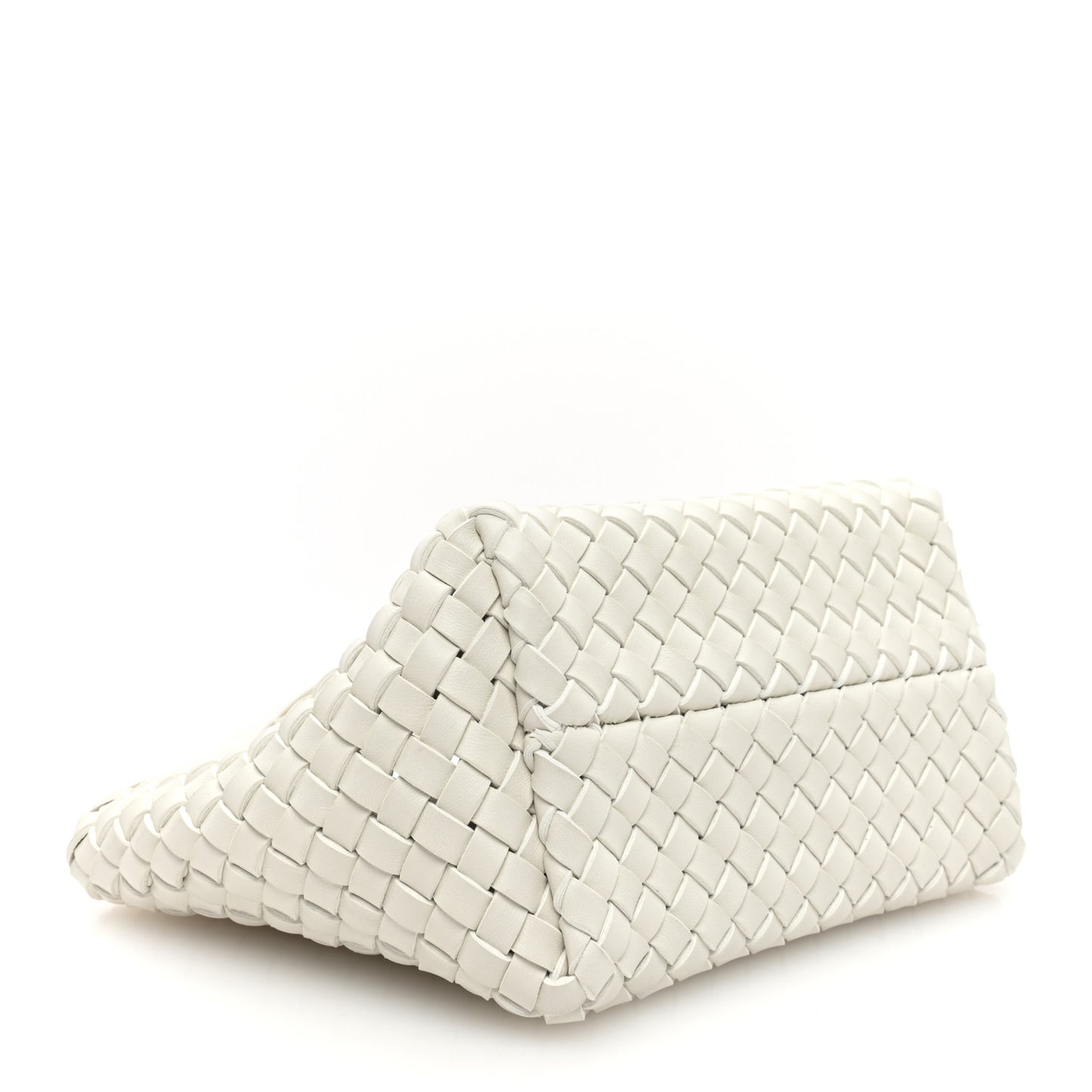 Nappa Intrecciato Mini Cabat White