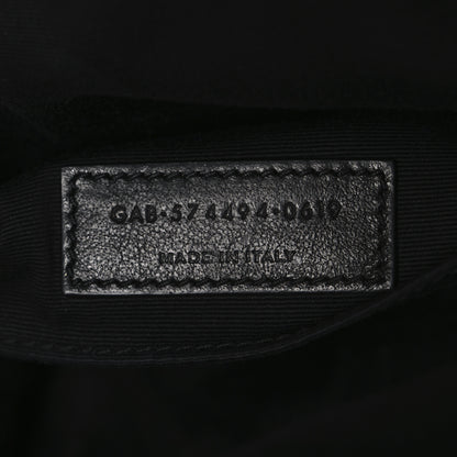 Saint Laurent Calfskin Matelasse Monogram Lou Camera Bag Black 7 of 11