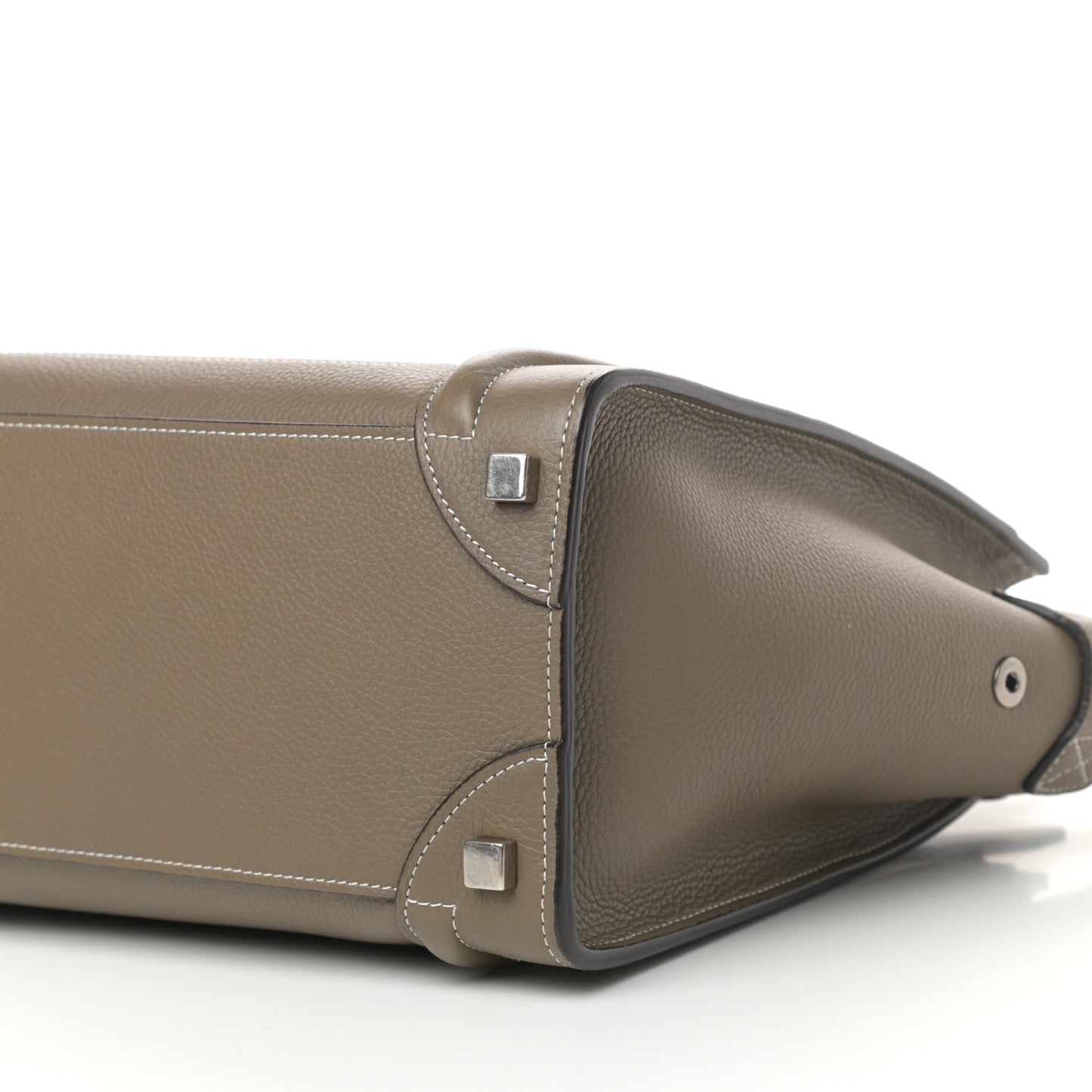 Drummed Calfskin Micro Luggage Souris