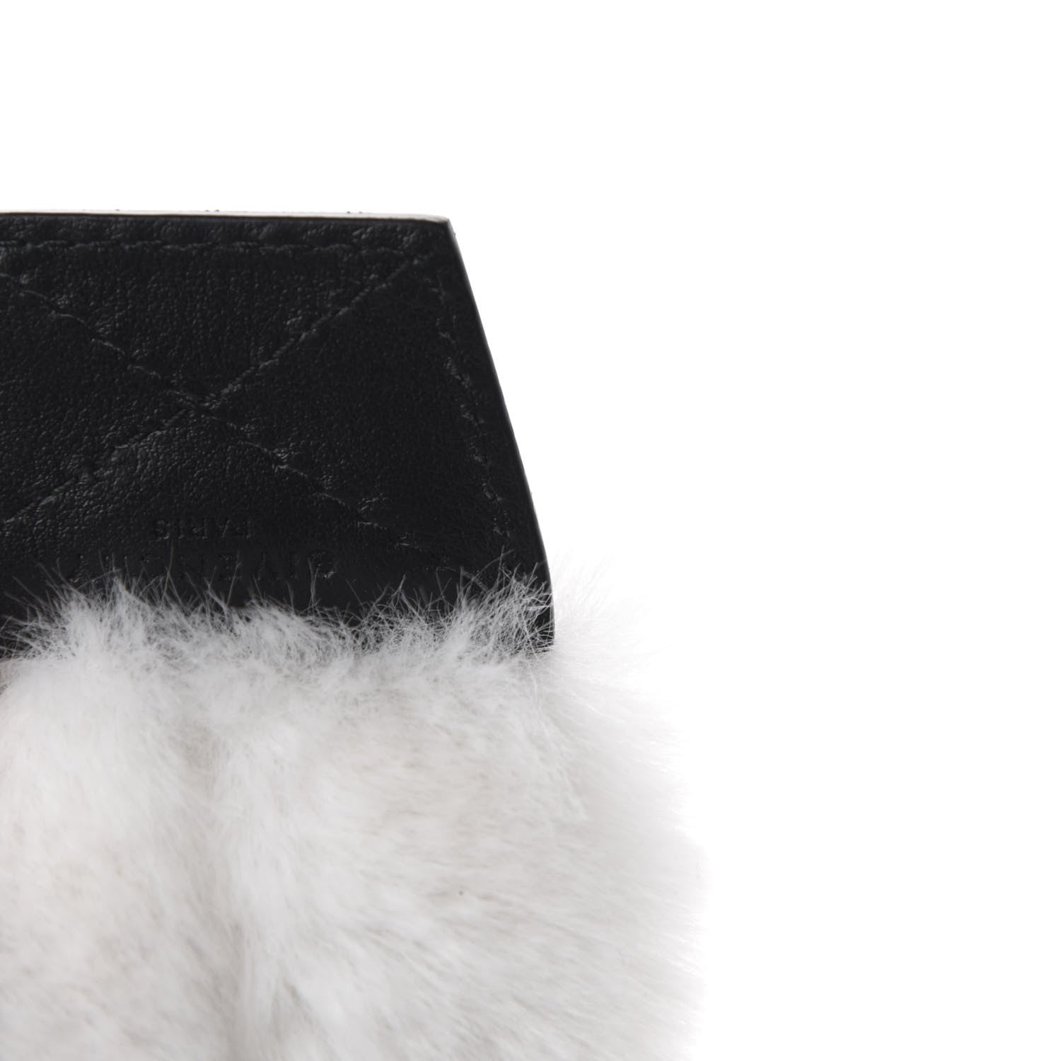 Givenchy Faux Fur Logo Bag Strap White 4 of 6