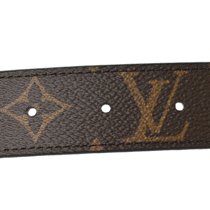 Louis Vuitton Calfskin Monogram 30mm LV Initiales Reversible Belt 80 32 Black 5 of 6