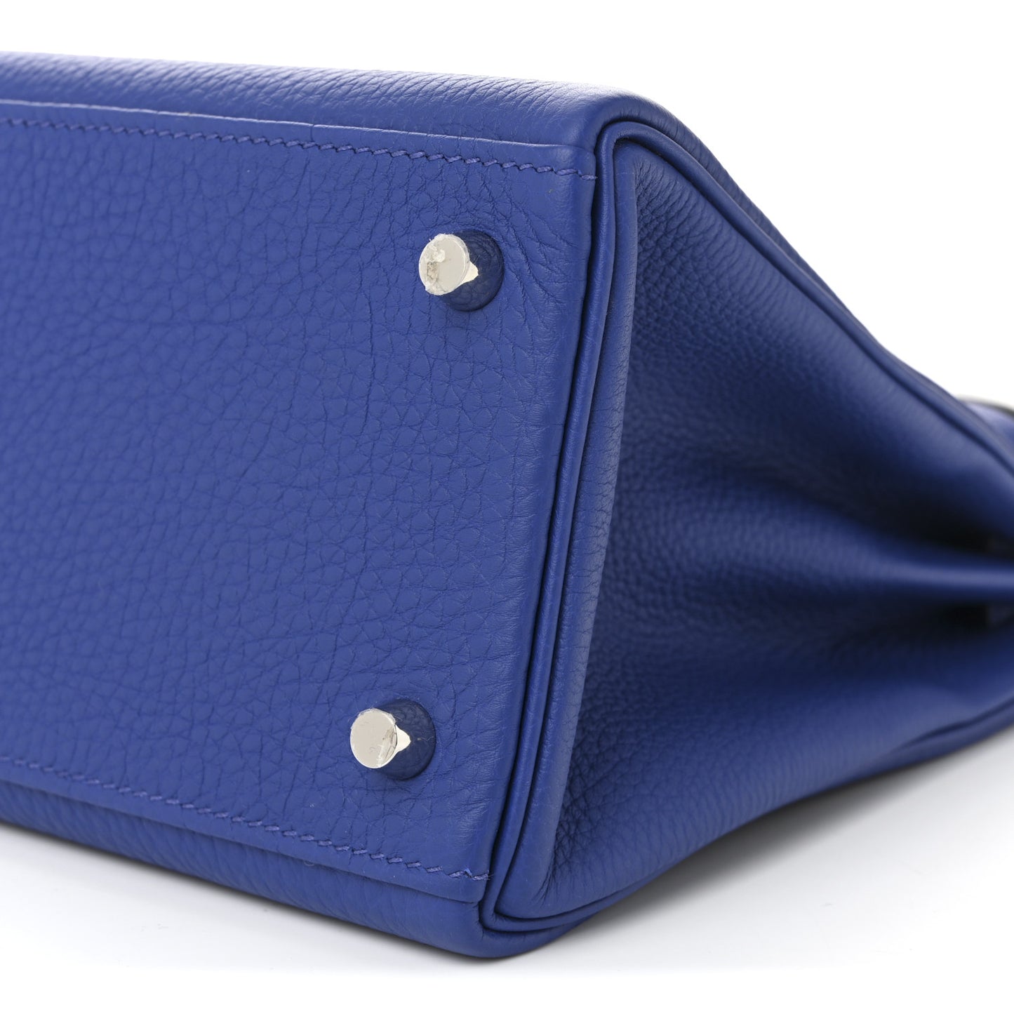 Togo Au Galop Kelly Retourne 28 Bleu Electrique Bleu Indigo Lime