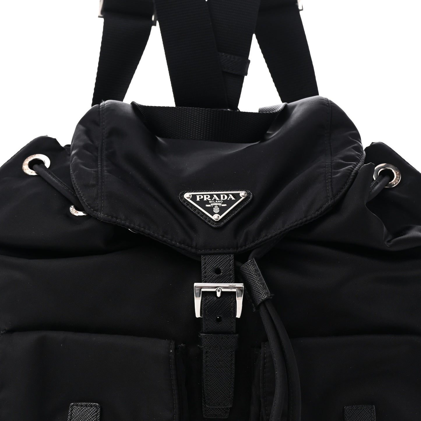 Nylon Vela Medium Backpack Black
