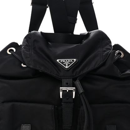 Prada Nylon Vela Medium Backpack Black 8 of 10