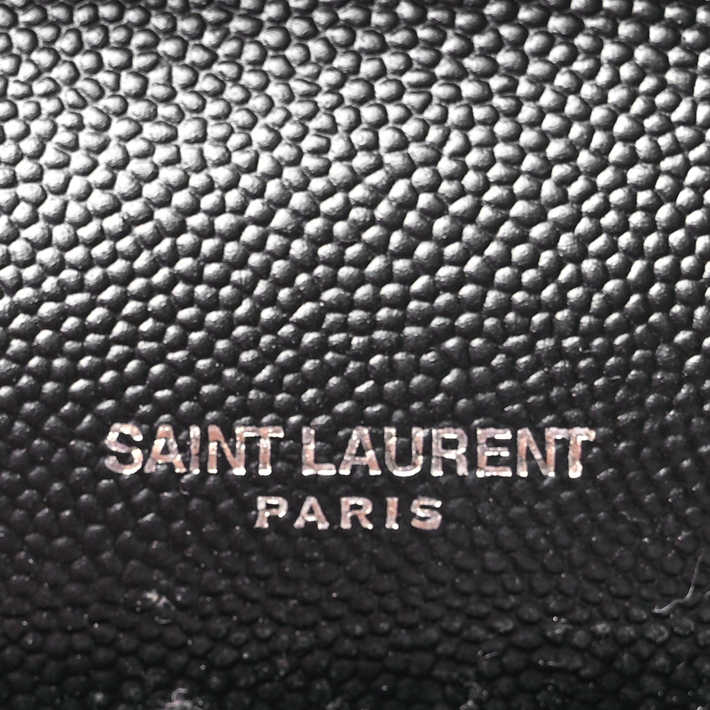 Grain De Poudre Matelasse Chevron Monogram Chain Wallet Black