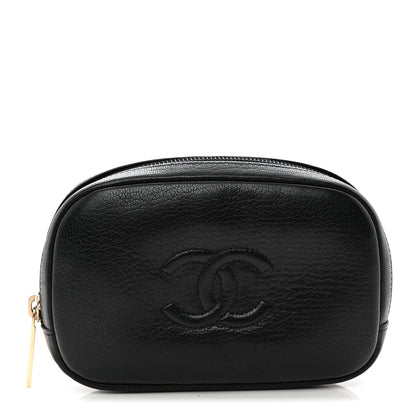 Chanel Goatskin CC Cosmetic Case Black 1 of 7