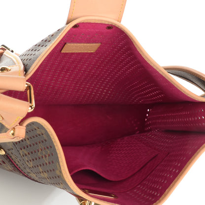 Louis Vuitton Monogram Perforated Musette Fuchsia 5 of 7